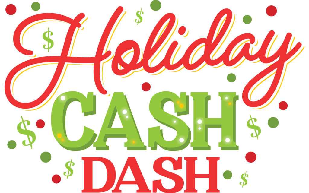 Holiday Cash Dash Text Image
